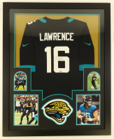 Trevor Lawrence Signed Jaguars Custom Framed Authentic Nike Jersey Display (Fanatics) at PristineAuction.com