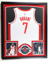 Kevin Durant Signed Rockets Custom Framed Jersey Display (PSA) at PristineAuction.com