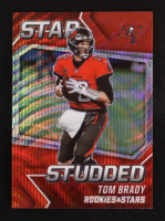 Tom Brady 2021 Rookies and Stars Star Studded Red Wave #19 at PristineAuction.com