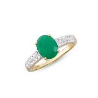 1.75 CTW Natural Diamonds & Emeralds 10K YG Designer Ring | Estimated Retail Value: $6,449 (AMG) at PristineAuction.com