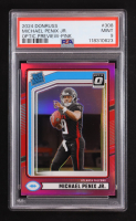 Michael Penix Jr. 2024 Panini Donruss Optic Preview Pink Rated Rookie #308 RC (PSA 9) at PristineAuction.com