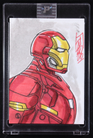 Iron Man | Marvel | Original Art Sketch Card by Tom Hodges (1/1 Original Art) at PristineAuction.com