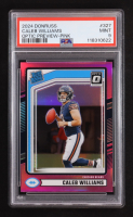 Caleb Williams 2024 Panini Donruss Optic Preview Pink Rated Rookie #327 RC (PSA 9) at PristineAuction.com