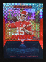 Patrick Mahomes II 2025 Rookies and Stars Airborne Red Plaid #1 at PristineAuction.com