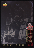 Michael Jordan 1996-97 Collector's Choice International English Jordan's Journal #J3 January at PristineAuction.com