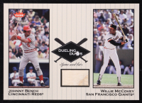 Willie McCovey / Johnny Bench 2002 Greats of the Game Dueling Duos Game Used Single #WM1 Bat at PristineAuction.com