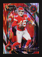 Patrick Mahomes II 2024 Select Prizm Black and Red Shock #223 at PristineAuction.com