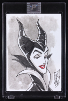 Maleficent | Disney | Original Art Sketch Card by Tom Hodges (1/1 Original Art) at PristineAuction.com