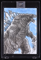 Godzilla | Original Art Sketch Card by Tom Hodges (1/1 Original Art) at PristineAuction.com