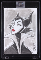 Maleficent | Disney | Original Art Sketch Card by Tom Hodges (1/1 Original Art) at PristineAuction.com