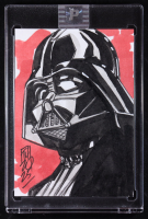 Darth Vader | Star Wars | Original Art Sketch Card by Tom Hodges (1/1 Original Art) at PristineAuction.com