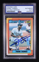 Frank Thomas Signed 1990 Topps #414 RC (PSA) at PristineAuction.com