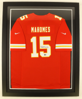 Patrick Mahomes Signed Chiefs Custom Framed Nike Jersey Display (Beckett) at PristineAuction.com