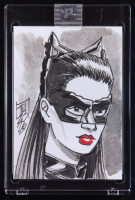 Catwoman | DC | Original Art Sketch Card by Tom Hodges (1/1 Original Art) at PristineAuction.com