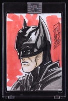 Batman | DC | Original Art Sketch Card by Tom Hodges (1/1 Original Art) at PristineAuction.com