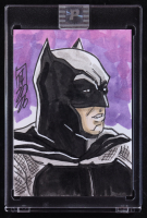 Batman | DC | Original Art Sketch Card by Tom Hodges (1/1 Original Art) at PristineAuction.com