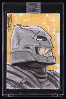 Batman | DC | Original Art Sketch Card by Tom Hodges (1/1 Original Art) at PristineAuction.com