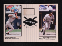 Wade Boggs / Don Mattingly 2002 Greats of the Game Dueling Duos Game Used Single #WB1 Bat at PristineAuction.com