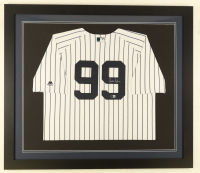 Aaron Judge Signed Yankees Custom Framed Majestic Authentic Jersey Display (Beckett) at PristineAuction.com