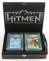 Lionel Messi & Cristiano Ronaldo - Shootout - Make It Rain - 2026 The Case Hitmen 1/1 Custom Art Card with Display Case at PristineAuction.com
