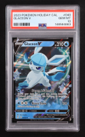 Glaceon V 2023 Pokemon TCG Sword & Shield Evolving Skies Promos Holiday Calendar #040 (PSA 10) at PristineAuction.com
