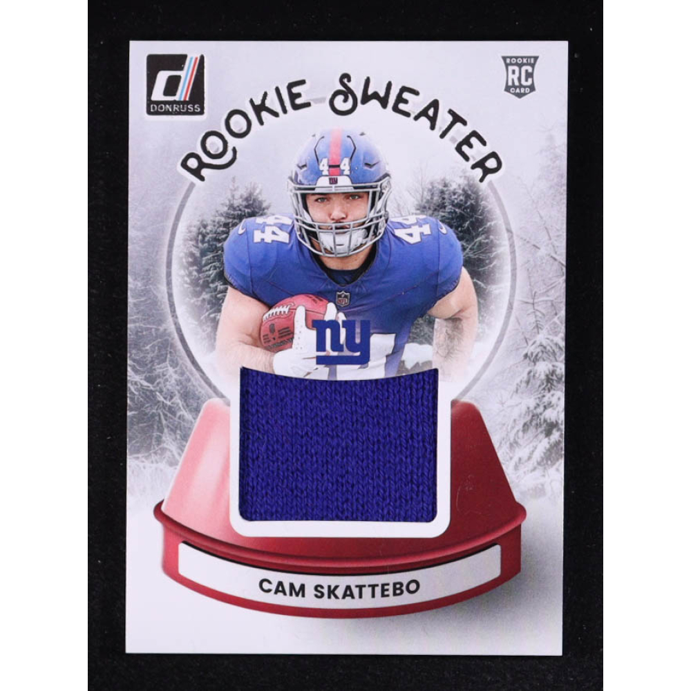 Cam Skattebo 2025 Donruss Rookie Holiday Sweaters #11 RC at PristineAuction.com