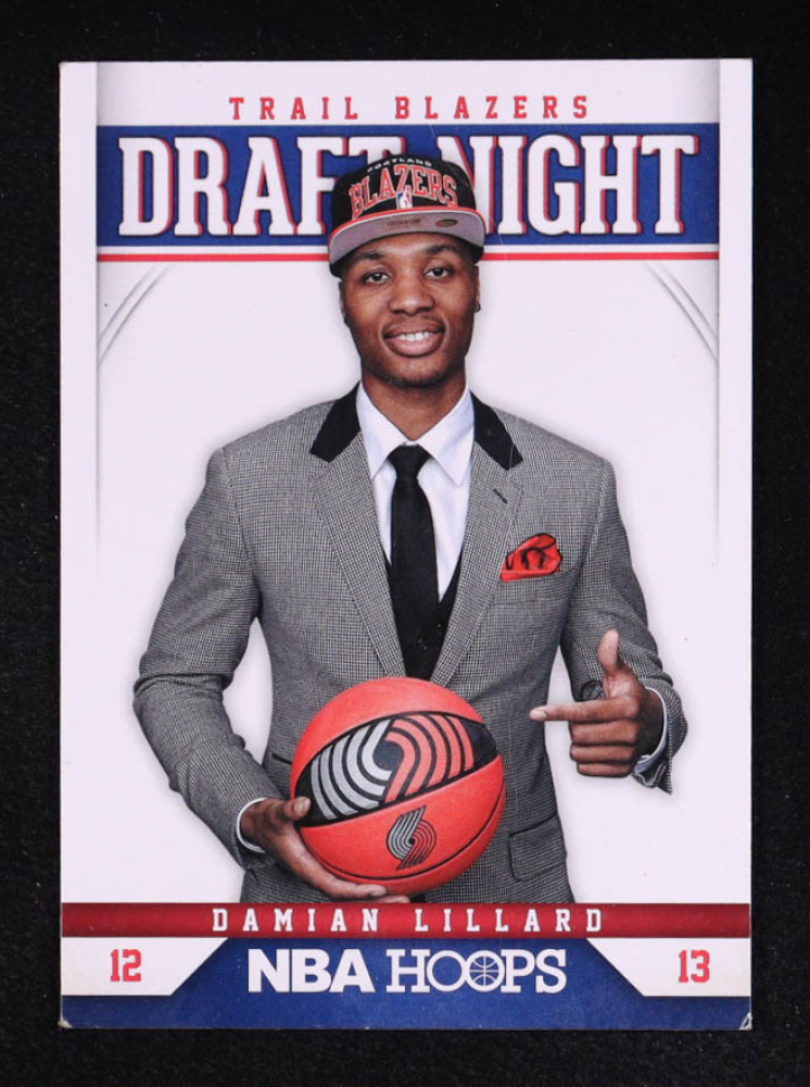 Damian Lillard 2012-13 Hoops Draft Night #6 RC