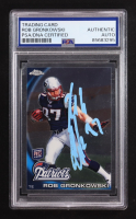 Rob Gronkowski Signed 2010 Topps Chrome #C112 RC (PSA) at PristineAuction.com