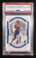 Shai Gilgeous-Alexander Signed 2023-24 Panini National Treasures #25 #99/99 (PSA) at PristineAuction.com