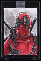 Deadpool | Marvel | Original Art Sketch Card by Tom Hodges (1/1 Original Art) at PristineAuction.com