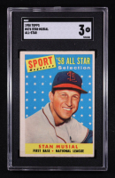 Stan Musial 1958 Topps #476 AS (SGC 3) at PristineAuction.com