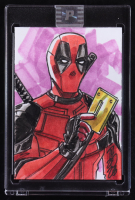 Deadpool | Marvel | Original Art Sketch Card by Tom Hodges (1/1 Original Art) at PristineAuction.com