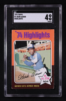 Hank Aaron 1975 Topps #1 HL (SGC 4) at PristineAuction.com