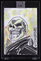 Ghost Rider | Marvel | Original Art Sketch Card by Tom Hodges (1/1 Original Art) at PristineAuction.com
