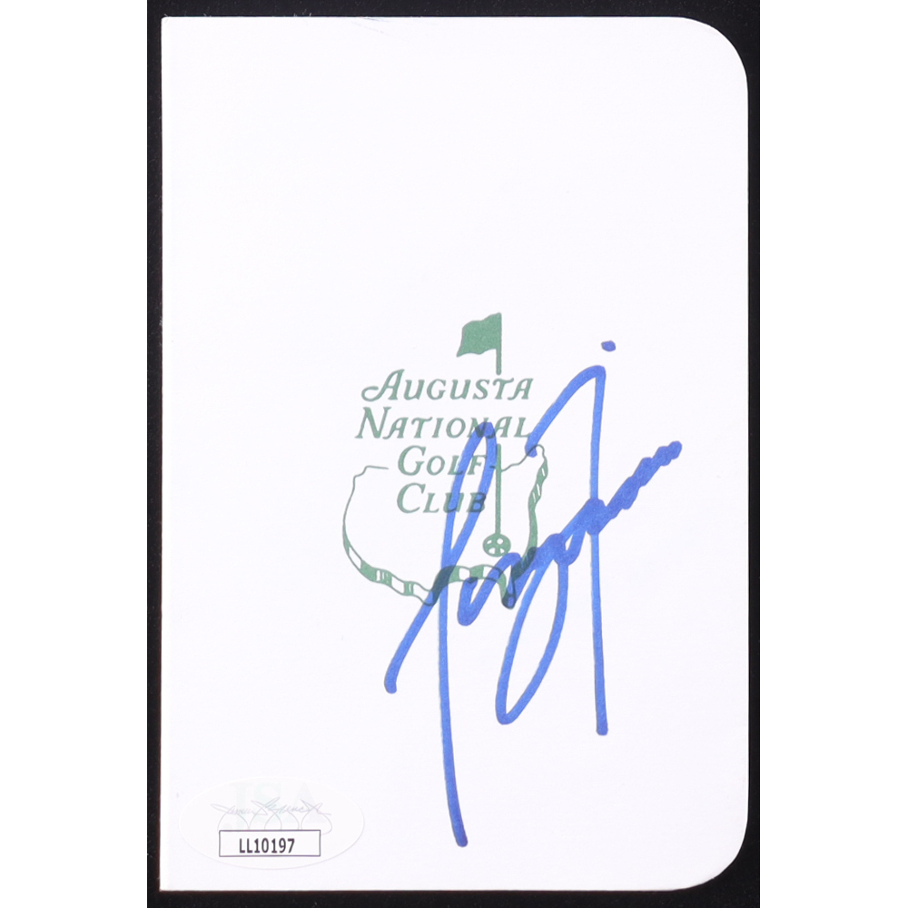 Tony Finau Signed Masters Augusta National Golf Club Scorecard (JSA) at PristineAuction.com