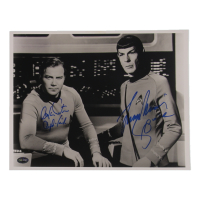 William Shatner & Leonard Nimoy Signed "Star Trek" 11x14 Photo Inscribed "Capt. Kirk" & "Spock" (PSA) at PristineAuction.com