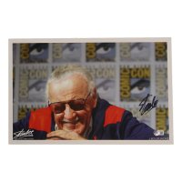 Stan Lee Signed 11x17 Photo (Beckett) at PristineAuction.com
