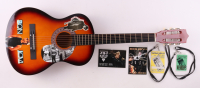 Jon Bon Jovi Guitar & Bon Jovi Concert Passes with Signed Custom Insert Pickguard (JSA) at PristineAuction.com