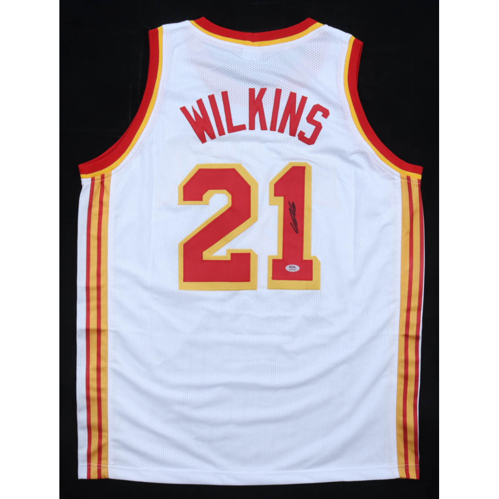 Dominique Wilkins Signed Jersey (PSA) at PristineAuction.com