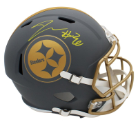 Jaylen Warren Signed Steelers Full-Size Slate Alternate Speed Helmet (Beckett) at PristineAuction.com