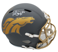 Rod Smith Signed Broncos Full-Size Slate Alternate Speed Helmet (Beckett) at PristineAuction.com
