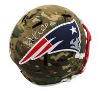 Danny Amendola Signed Patriots Full-Size Camo Alternate Speed Helmet (JSA) at PristineAuction.com