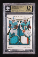 Tyreek Hill / Jaylen Waddle 2022 Panini Immaculate Collection Dual Jerseys #IDJ-MIA #23/49 (BGS 9.5) at PristineAuction.com