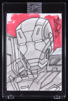 War Machine | Marvel | Original Art Sketch Card by Tom Hodges (1/1 Original Art) at PristineAuction.com