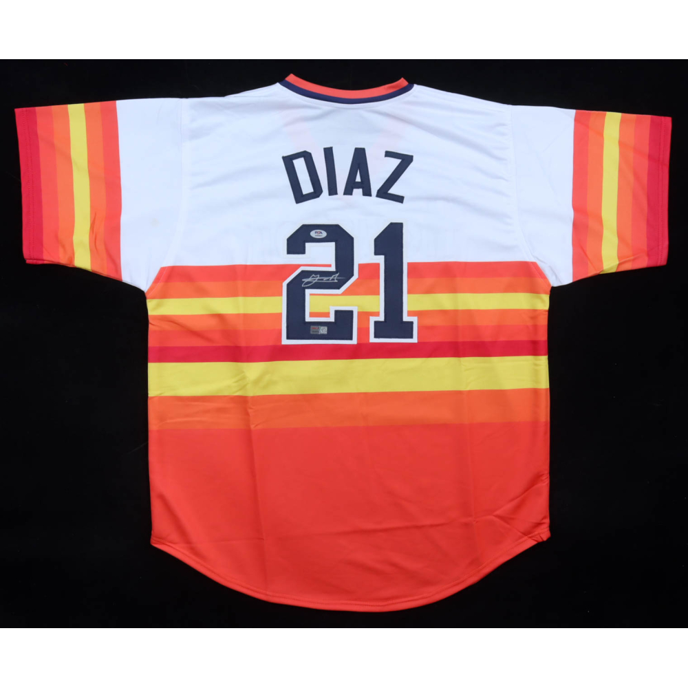 Yainer Diaz Signed Jersey (PSA & TriStar) at PristineAuction.com