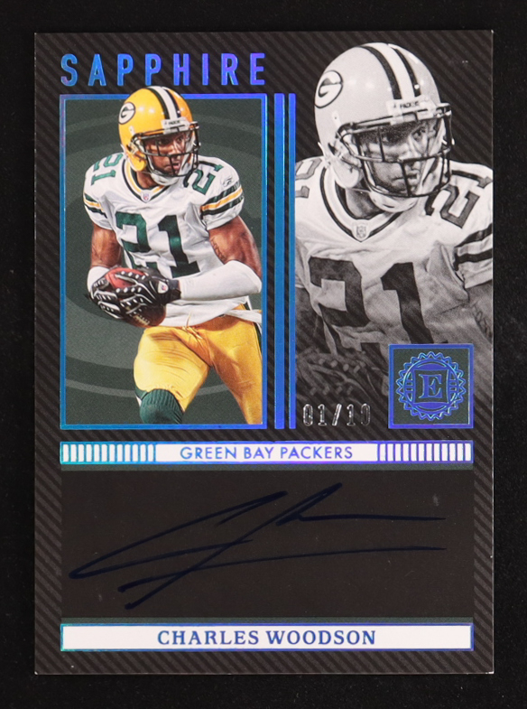 Charles Woodson 2022 Panini Encased Sapphire Signatures #76 #01/10 at PristineAuction.com Charles Woodson 2022 Panini Encased Sapphire Signatures #76 #01/10 at PristineAuction.com