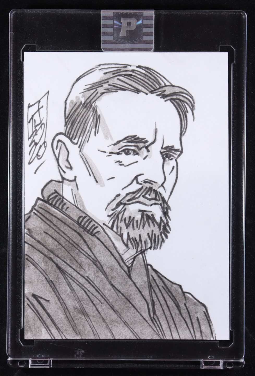 Ra's al Ghul | DC | Original Art Sketch Card by Tom Hodges (1/1 Original Art) at PristineAuction.com Ra's al Ghul | DC | Original Art Sketch Card by Tom Hodges (1/1 Original Art) at PristineAuction.com
