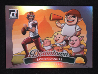 Jayden Daniels 2025 Donruss Horizontal Downtown! #8 at PristineAuction.com
