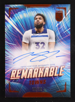 Karl-Anthony Towns 2024-25 Immaculate Collection Remarkable Jerseys Blue #15 #10/25 at PristineAuction.com
