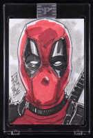 Deadpool | Marvel | Original Art Sketch Card by Tom Hodges (1/1 Original Art) at PristineAuction.com